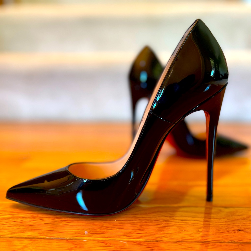 Christian Louboutin ‘So Kate’ Black Patent Heels